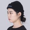 ODD DOT Horizental Label Point Beanie_Black