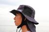 [Tabarua] Solhatt Surfhatt UPF50+ Unisex Bred brem UV-beskyttelse Solskjerm TM1006 (LEAF VINTAGE, 61cm)