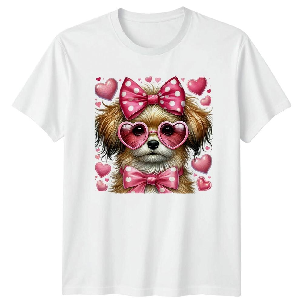 This Is My Valentines Day Unisexs TShirt Cute Puppy Dog Valentines Day Gift S