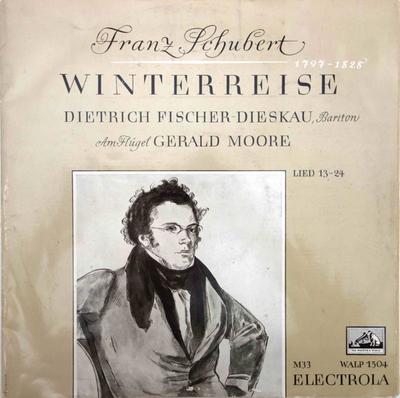 LP Record FRANZ SCHUBERT, DIETRICH FISCHER-DI - Winterreise WALP1504 His Master's Vo 1955 Germany Classical Used