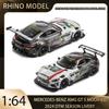 Rhino Model RM 1:64 Benz AMG GT S Modified 2024 DTM Seasoned Livery Alloy Diecast Model Collection Gift Ship Now