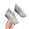 Inner Heightening Lace Sequins Women's New Breathable Mesh Casual Foot Muffin Platform Women's Shoes