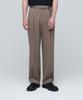 Real Wide Belted Slacks [Dusty Beige]