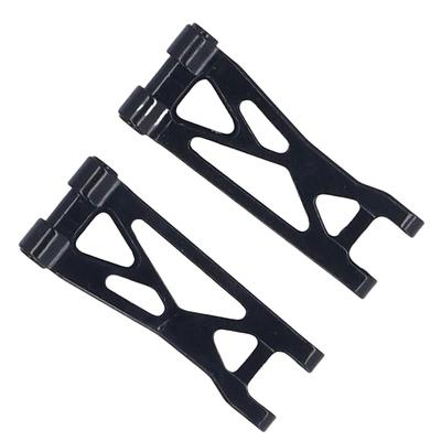 2pcs RC Car Swing Arm High Strength Alloy Rear Lower Suspension Arm for 1/24 RC Car Upgrade Parts Black
