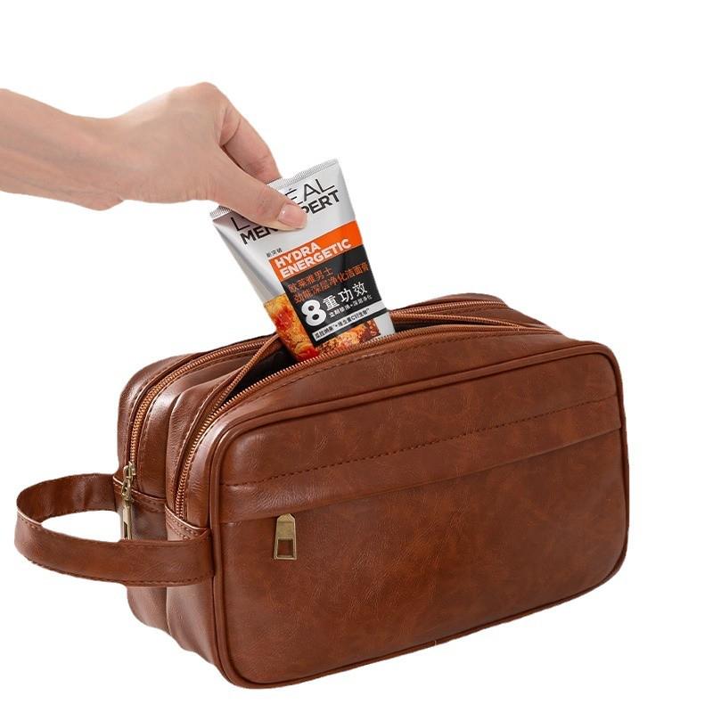 Men's High-Capacity Waterproof Toiletry Bag - Cross-Border Travel, Multifunctional & Durable