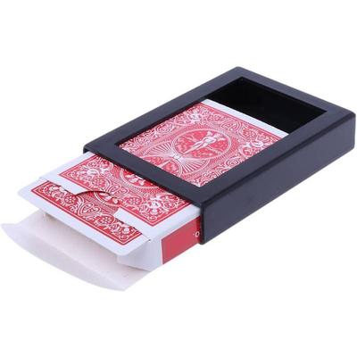 Vanishing Card Case Deck Vanishing Poker Card Magic Disappearing Cards Magic Toy Close Up Magic Trick Box For Adult Kids Gift
