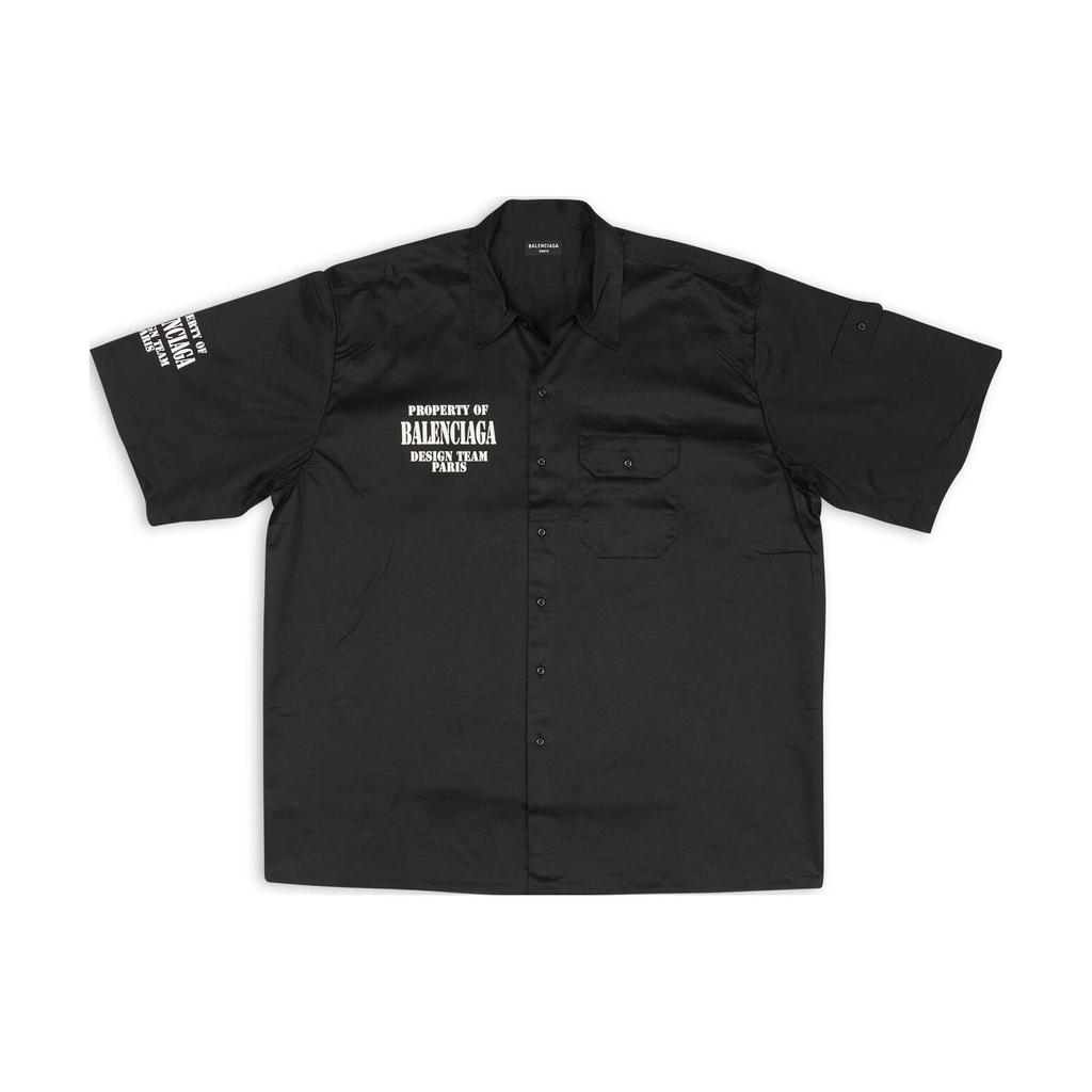 Balenciaga Property Pocket Short Sleeved Shirt 704387TKP241000