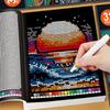 32 Pages Mystery Mosaic Color By Number Coloring Book for Adults Pixel Art Stress Relief