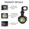 LED Motorcycle Spotlight Headlight Fog Lights Accessories Off Road ADV GS UTV Truck Assisted Lamp Auxiliary Lights 12V 24V