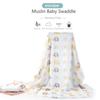 Insular Muslin Swaddle Blanket Bamboo Fiber & Cotton Baby Blankets Soft & Breathable Portable