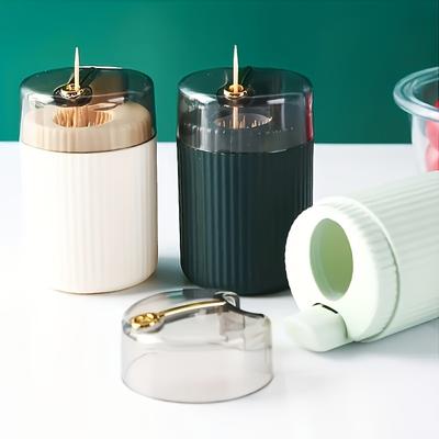 Novinka v automatickém dávkovači párátek Přenosný plastový držák na párátka Zásobník Creative Press Uskladňovací box na párátka