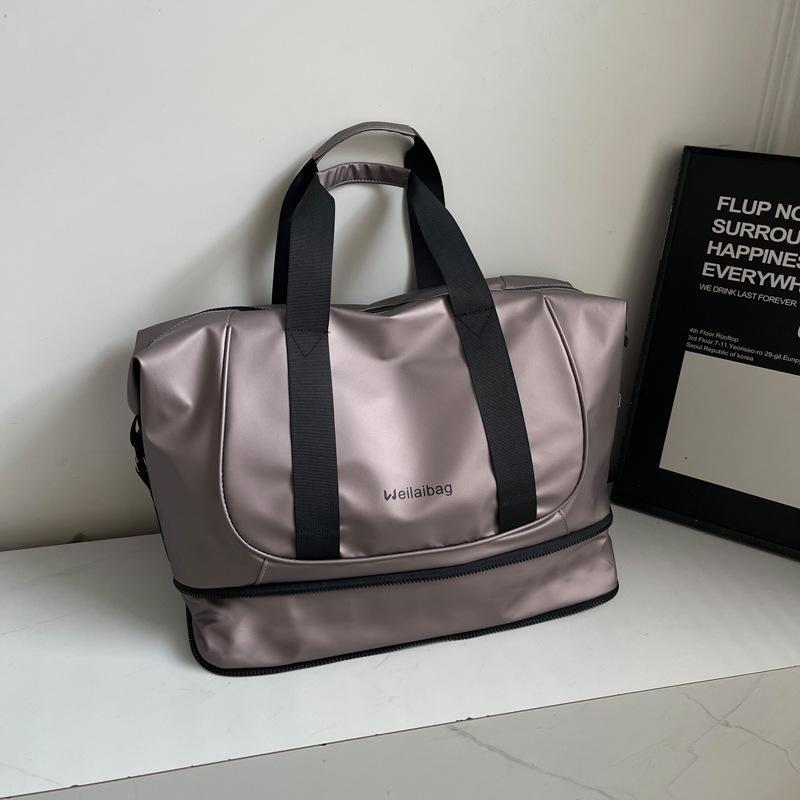 New Large Capacity Travel Bag, Women's Short Distance Luggage Bag, Hand-held Fitness Bag, Sports Bag, Boarding and Waiting for Delivery Storage