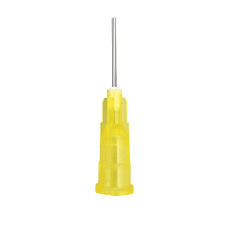 50Pcs 14G/15G/16G/18G/19G/20G/21G/22G/23G/24G/25G/26G/27G/28G/30G 1/2Inch Bluntly Tip Dispensing Needle for Liquid