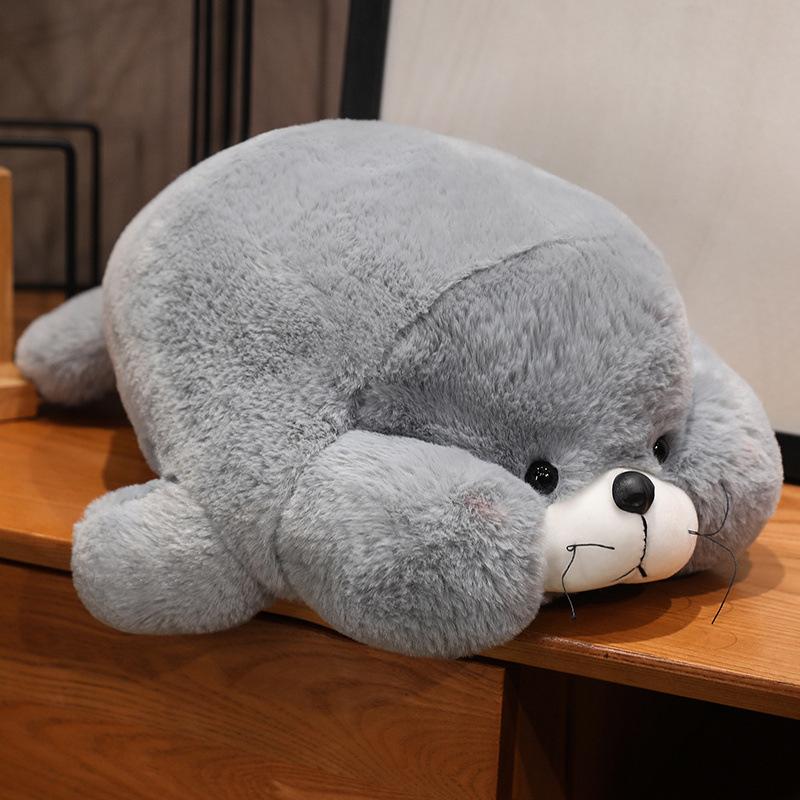 Cartoon Aquarium Seal Doll Plush Toy Lying Down Seal Doll Home Pillow Children Soothing Doll