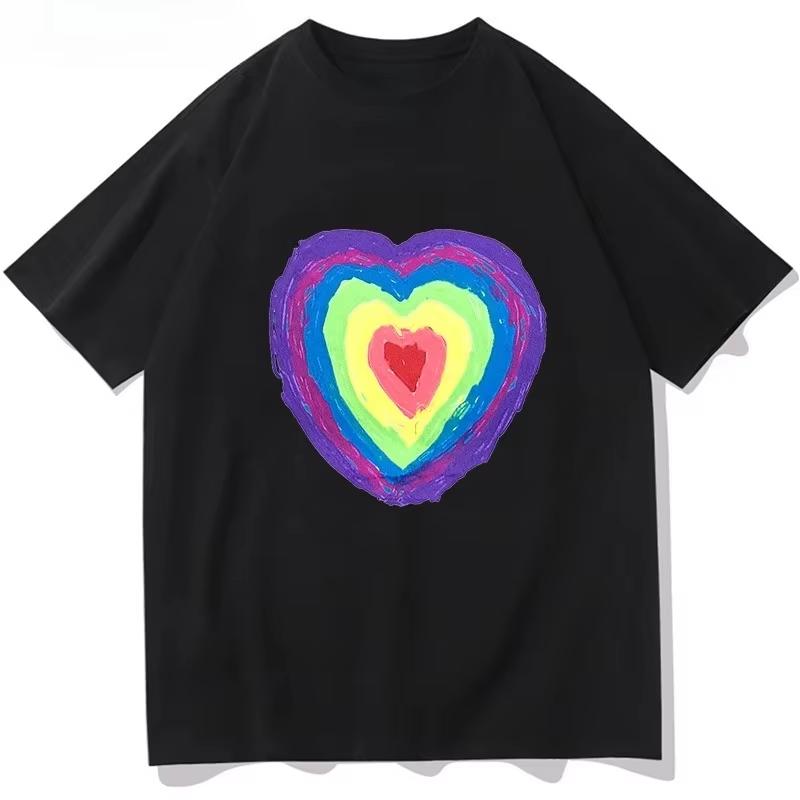 

Short Sleeve T-Shirt Fashion Streetwear Affordable Women Summer Clothing Harajuku Y2k Top Harajuku Aesthetic Graphic T Shirts 3XL