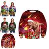 Suéter de Natal Feio Aconchegante e Festivo com Design de Dinossauro para Mulheres e Homens