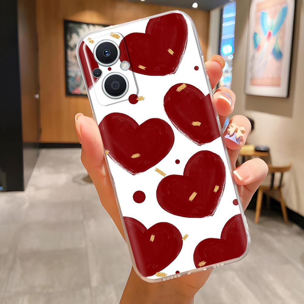 Clear Phone Case for Poco M5S Silicone Funda Soft Phone Back Cover for Xiaomi Poco m5s M5 Cases Flower Love Heart Bumper Capa