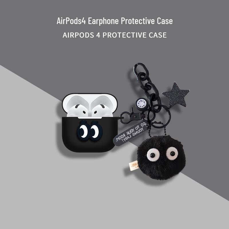 Compatible Soft Protective Case for AirPods Pro 2, AirPods 4, and AirPods 3 Earphones