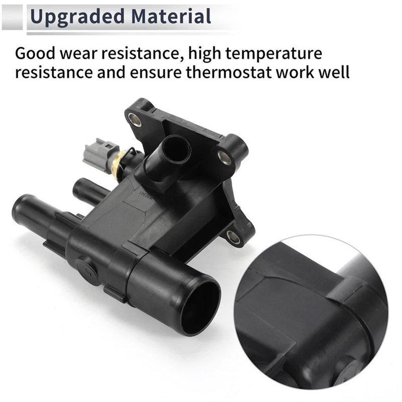 Car Engine Cooling System Thermostat Interface Water Outlet Connector For Land Rover LR2 LR038758 LR025564