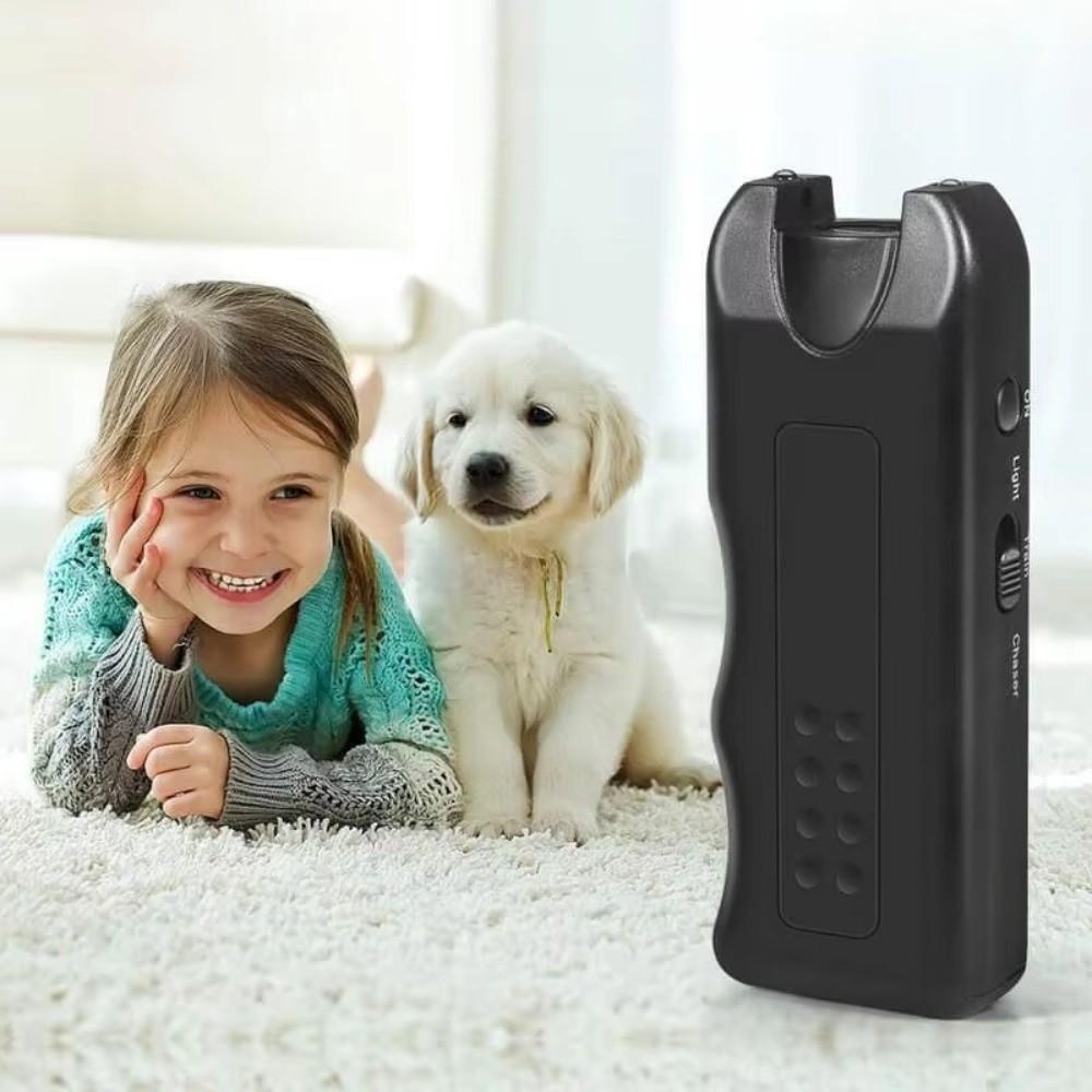 3 In1 Ultrasonic Dog Repeller LED Light Anti-barking Training Device Dog Bark Deterrent  Indoor Use