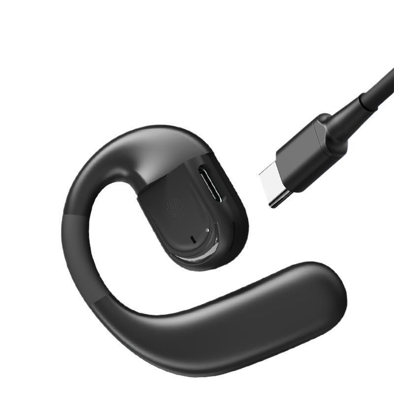 2025 Wireless Air Conduction Headphones with Rotating Ear Design, Long Battery Life, and HD Calls