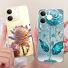 For Realme Note 70 Note70 T Case RMX5313 Cute Cat Painted Cover Soft Slim Phone Case For Realme Note 70T Narzo 80 LIte 4G Fundas