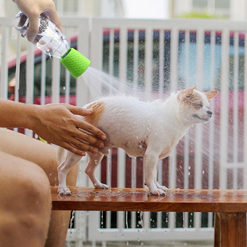 Silicone Pet Shower Head Outdoor Showerhead Cat Dog Cleaning and Bathing Tools Portable Showerhead Outdoor Cleaning Pet Supplies