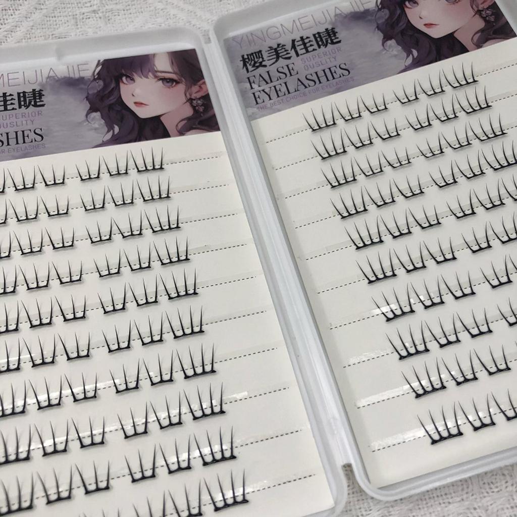 11-13mm Glue Free False Eyelashes Natural Cosplay False Eyelashes for Beginner & Proficients Friendly