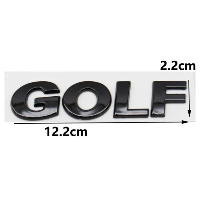 Golf 3 4 MK3 MK4 2026 Hot For VW VOLKSWAGEN 1pc Car Sticker Rear Trunk Word Logo Emblem Chrome Letters For VW GOLF 4 5 6 7 GTI R