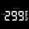 299 Speed Racing Reflective Sticker, Fade Resistant Decal for Motorcycle Helmet Bike Motocross, Black Grey White Red