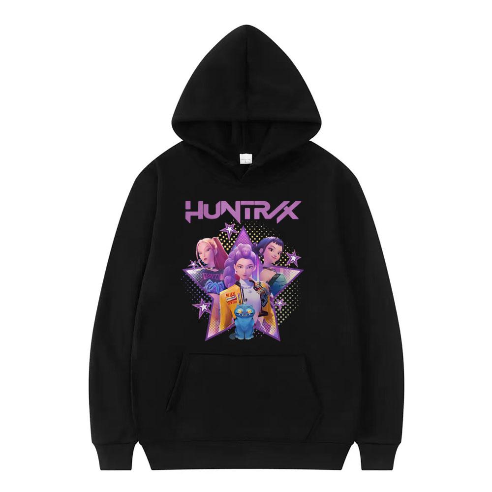 

KPop Demon Hunters Harajuku Hoodie Men Women Fashion Aesthetic Sweatshirt Long-sleeved Casual Oversized Pullover Streetwe topsar 3XL