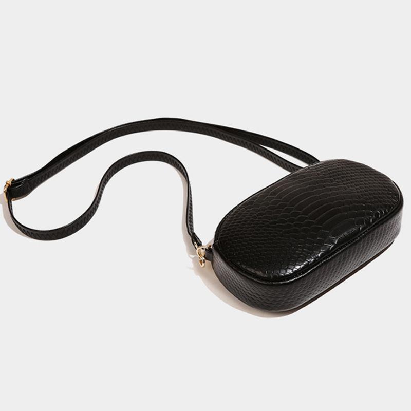 One-shoulder Messenger Women's Bag Crocodile Pattern First Layer Cowhide