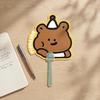 4Pcs Small Hand Fans Portable Summer Handheld Fan Cute Animal Manual Fan for Travel Commuting Outdoor Walking Fun Photo Prop