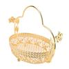 Metal Metal Fruit Tray With Handle Decorative Fruit Basket Fruit Serving Basket  Kitchen Countertop