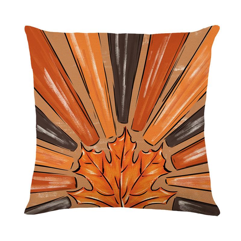 

Autumn Story Printed Pillow Cover Polyester Home Sofa Decorative Cushion Cover Festive Atmosphere Cushion 45 * 45Cm (without pillow core)