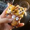 Mini Car Ornament for Air Vent Cute Animal Clip Freshener with Aroma Pad, Resin Lion Interior Decoration Leopard Deer Owl Dashboard Ornament,