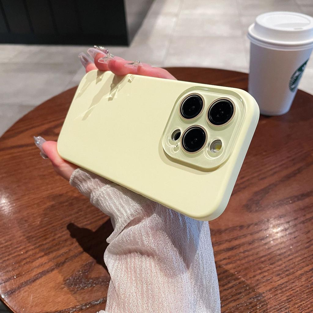 Liquid Silicone Phone Cases for IPhone16promax and All Inclusive Phone Cases with Built In Lens Film for Apple 15