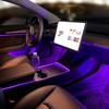 HOLYWOOT Tesla Model 3 Model Y Lumini ambientale interioare Led mașină RGB Neon Lumină de ambianță bandă fibră optică cu aplicație