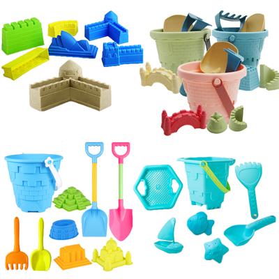Strandspielzeug für Kinder, Sandburg, Eimer, Graben, Sandschaufel, Spielzeug, Baby-Sandkasten-Set, Sandspielformen, Werkzeuge, Outdoor-Strandspiele für Kinder