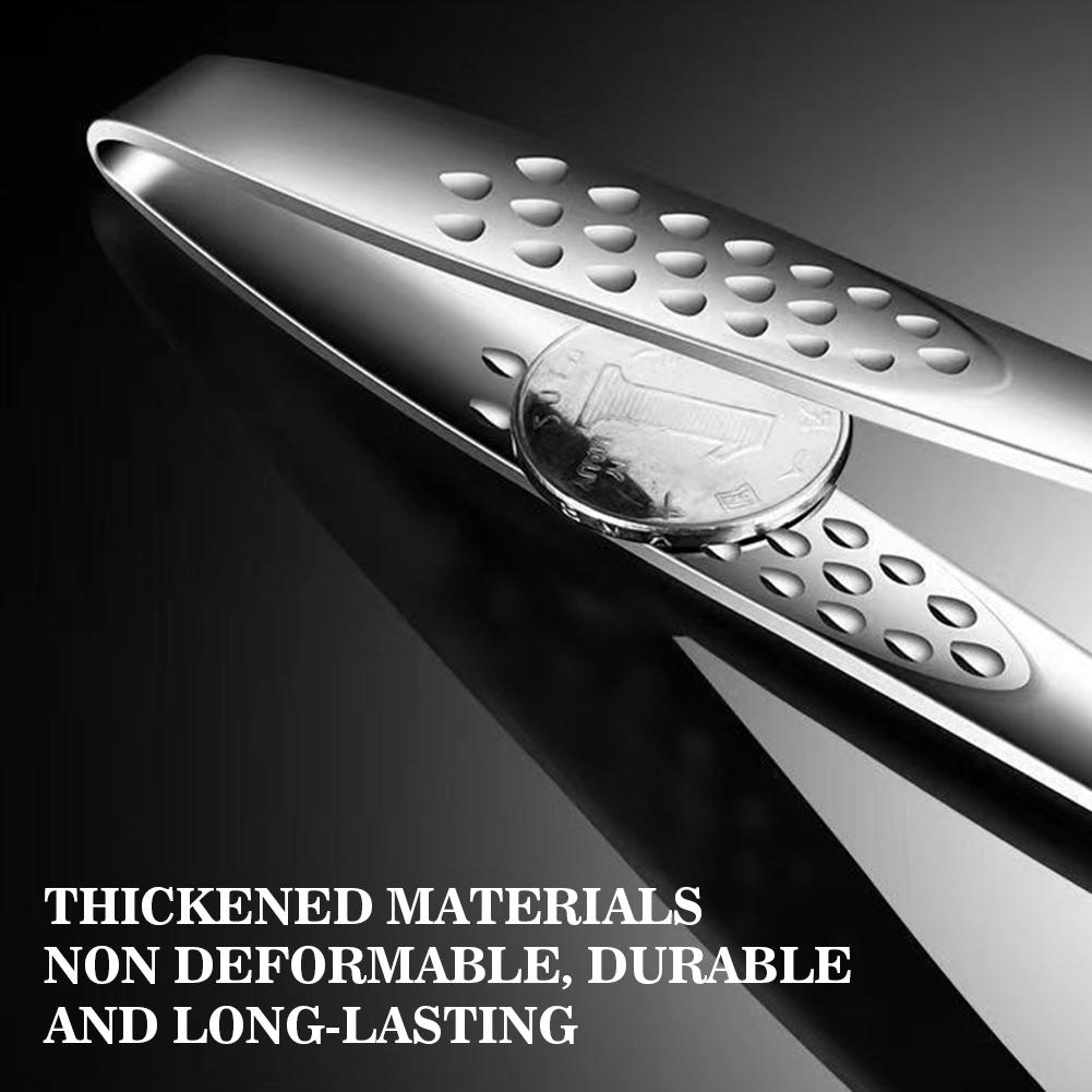 Grillzange aus Edelstahl, Lebensmittel-Clip, BBQ-Steak-Clip, Brotzange, Kochutensilien, Party, rutschfeste Küchenhelfer, Zubehör