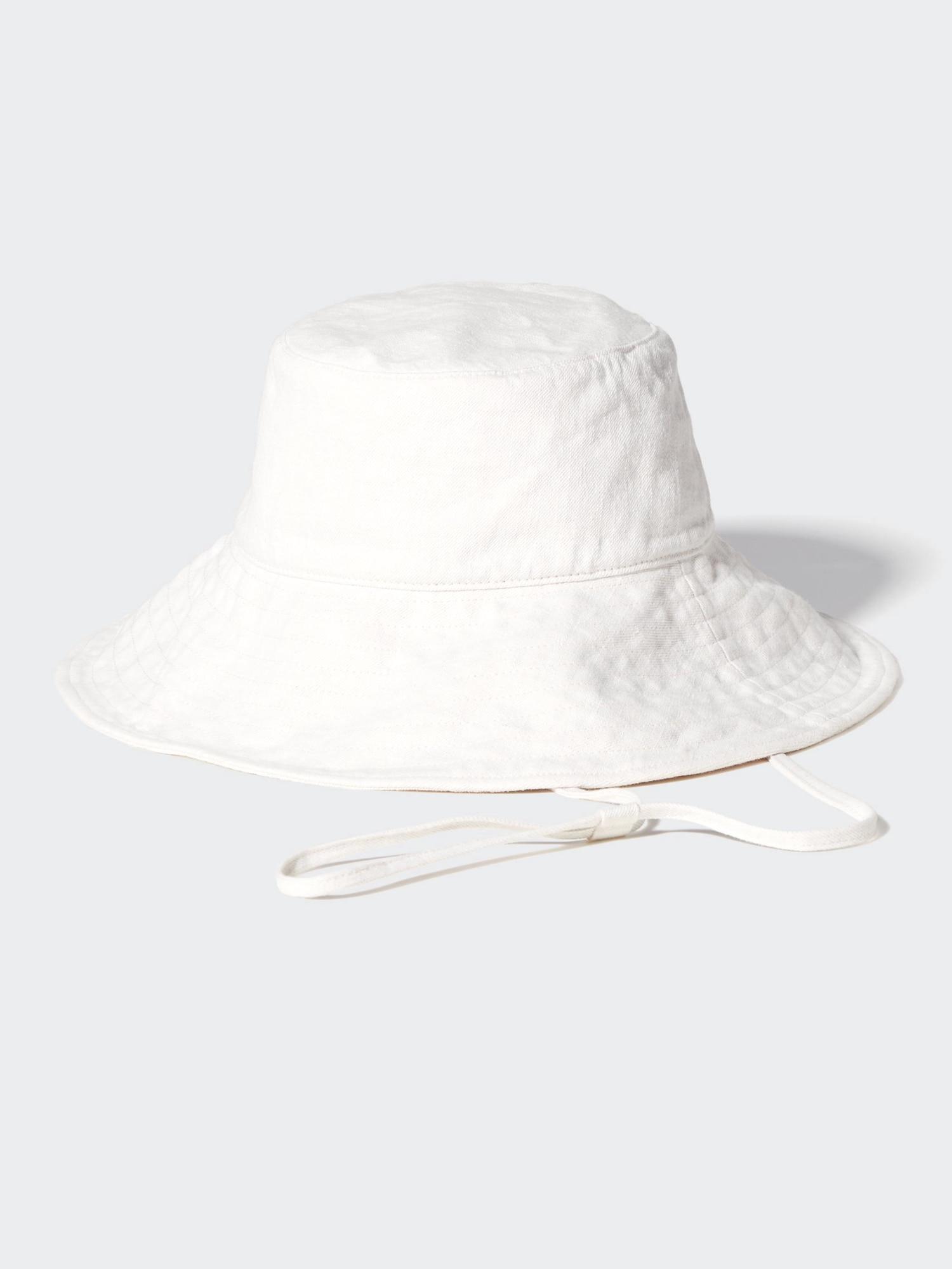 

Uniqlo Japan Регулируемая широкополая шляпа с защитой от ультрафиолета 01 OFF WHITE/ONE SIZE