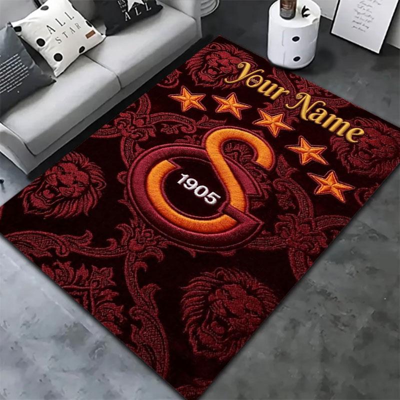 Galatasaray S Custom Name Carpet Rug for Living Room Bedroom Home Sofa Decoration,Kids play Non-slip Floor Mat