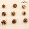 9Pcs/set DIY Craft Supplies Xmas Hanging Ball Christmas Tree Ornament Pinecone Pine Nuts