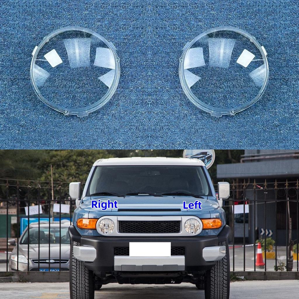 For Toyota FJ Cruiser 2007-2017 Accessories Cars Headlights Lights Glass Replace The Original Lampshade