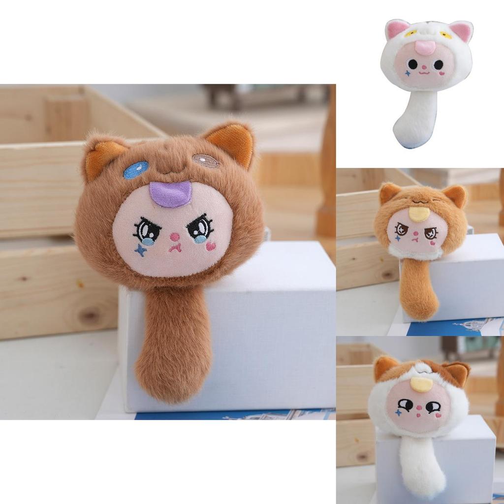 Cute Cartoon Plush Toy Pendant Soft Keychain Doll Adorable Keyring For Bags