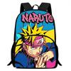 NARUTO Anime Kids Mochila Backpack,With Adjustable Shoulder Strap & Front Pocket,Lightweight & Durable,for Boys & Girls Age 5-10