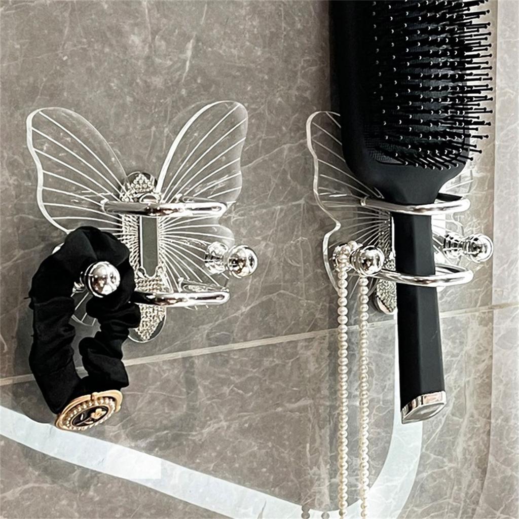 Elegant Acrylic Storage Rack Fashionable Vanity Rack for Combs and Small Items Adds a Touch of Fashion To Any Room