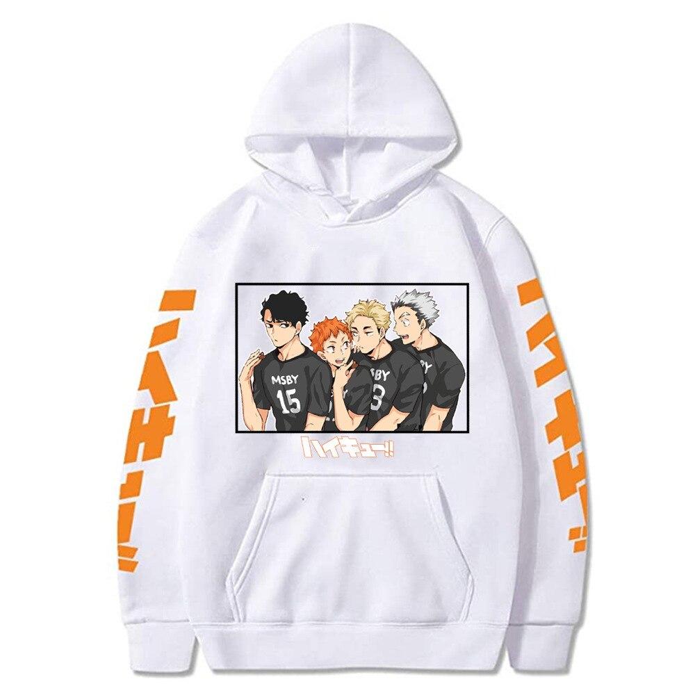 Haikyuu Voleibol Juvenil Día de dibujos animados Anime Suéter con capucha  suelto Sudadera con capucha Hombres Mujeres Manga larga Tops comprar a buen  precio — entrega gratuita, reseñas reales con fotos — Joom