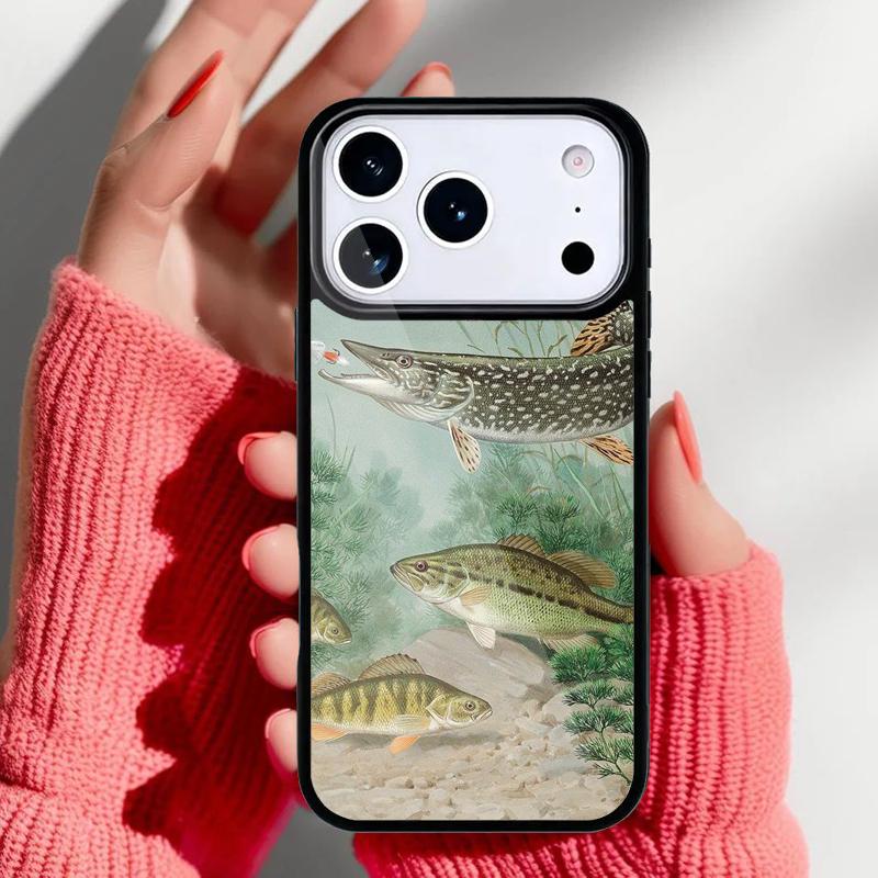 

Northern Pike Phone Case for iPhone 17 Air 16e 15 14 13 Pro Max Back Cover for 12 11 Pro Coque iPhone 13