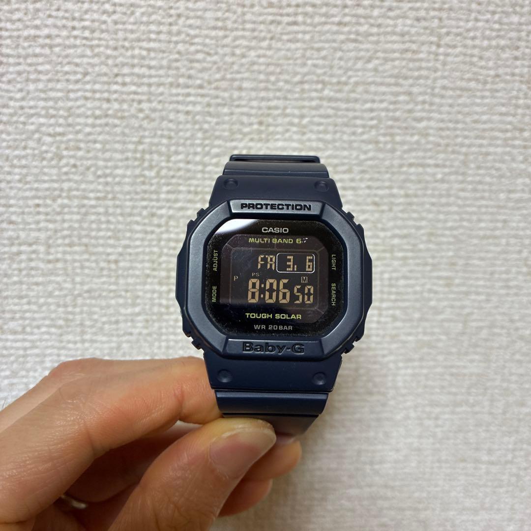 CASIO BABY-G Солнечные радиочасы BGD-5000 Темно-синие